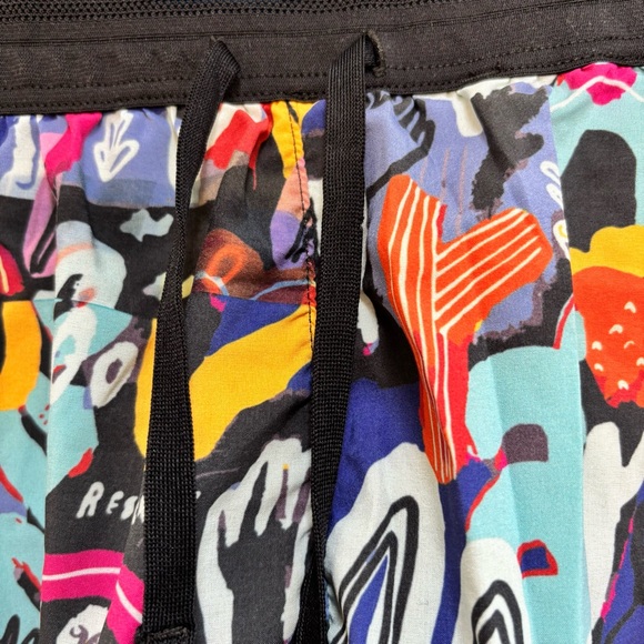 Janji Black and Blue Running AFO Shorts XL Lined Art Deco Pocket from REI - Picture 3 of 11